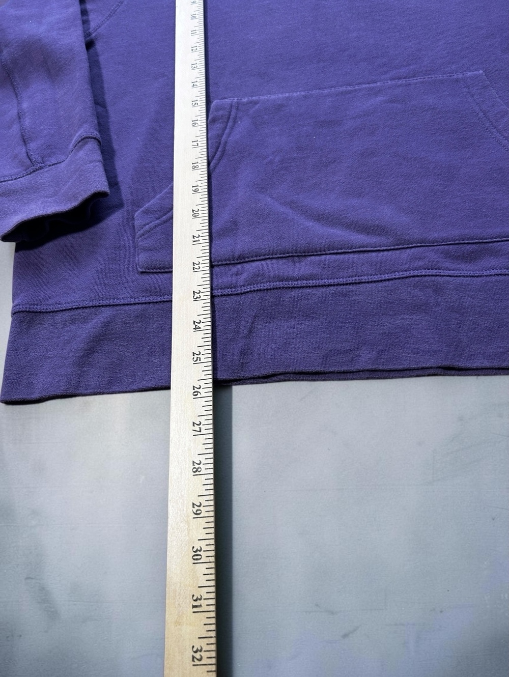 Topshop Womens Medium Purple Pullover Hoodie Sweatshirt US 8-10 Drawstring Pocke - Picture 4 of 6
